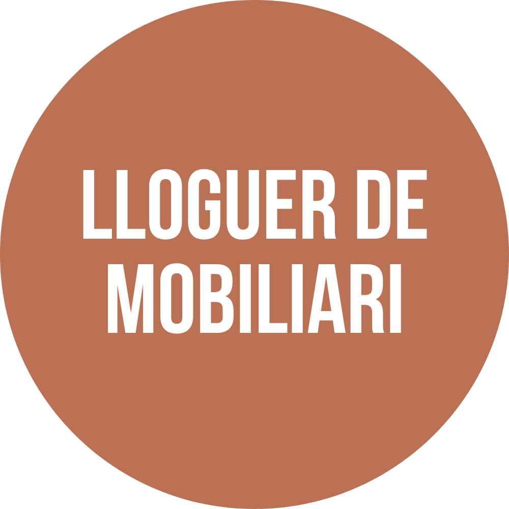 lloguer de mobiliari